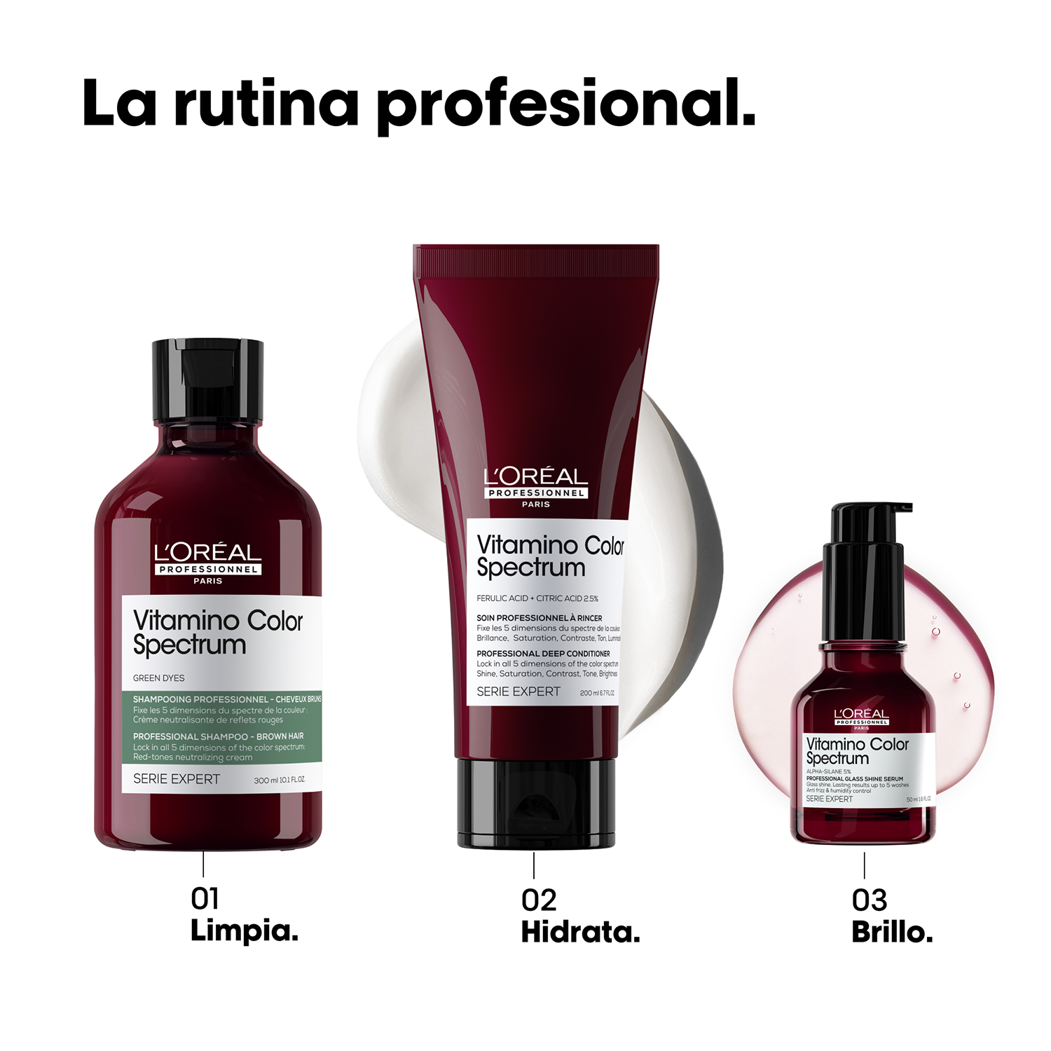 L'OREAL PROFESSIONNEL SE SPECTRUM GREEN SHAMPOO (SHAMPOO NEUTRALIZADOR PARA TONOS CASTAÑOS OSCUROS)